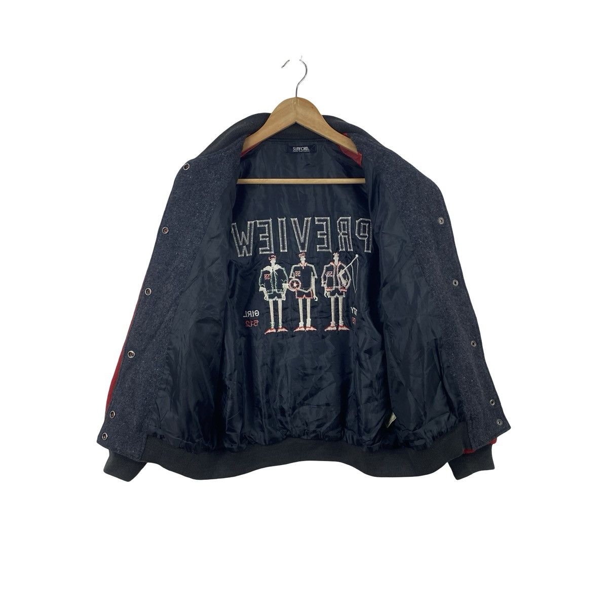 Vintage Vintage SUNFORD JUNIOR Total Fashion Vintage Varsity Bomber Size US M / EU 48-50 / 2 - 6 Thumbnail
