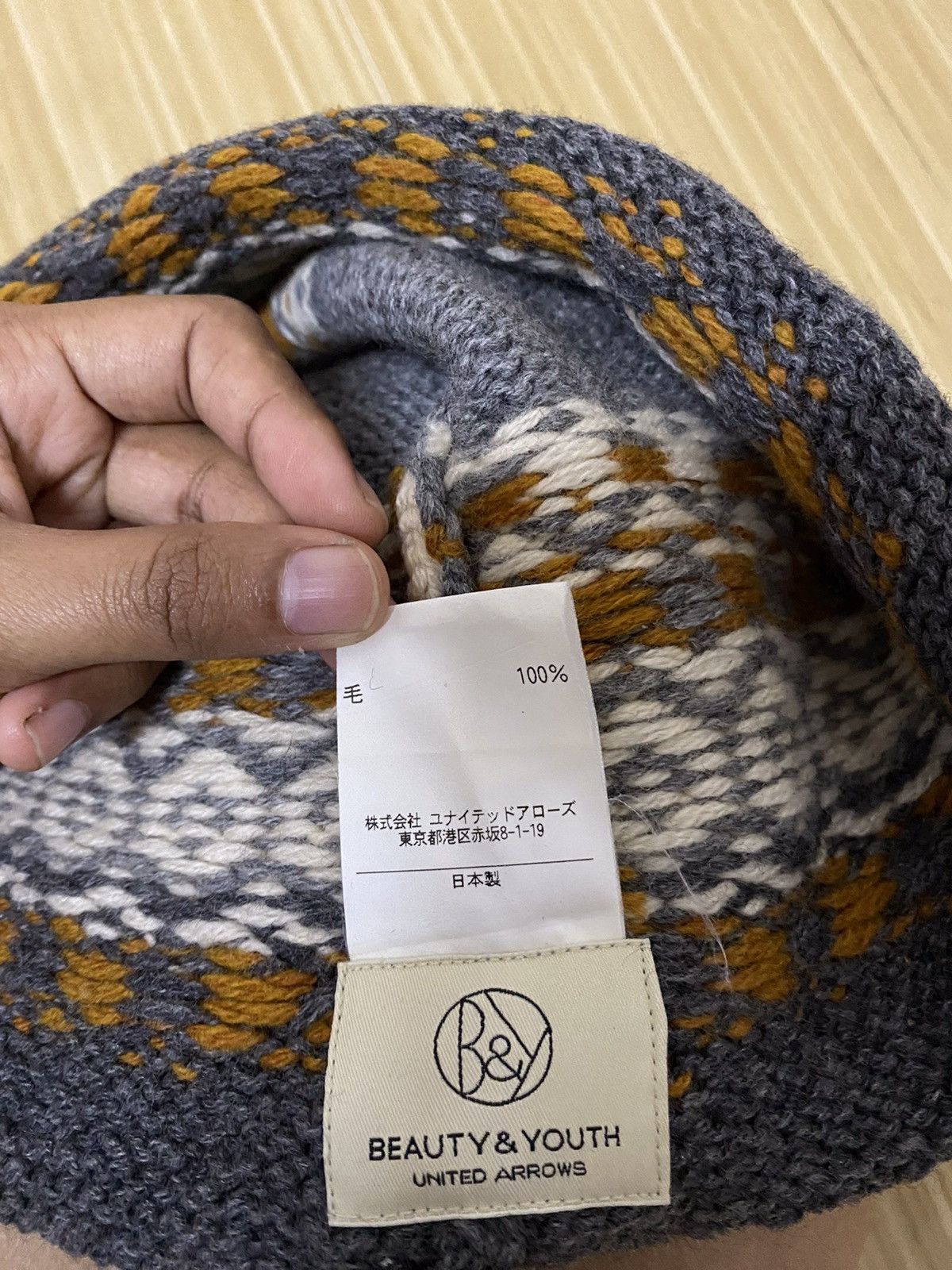 Japanese Brand × United Arrows United Arrows Neck Warmer / Beanie Hat Size ONE SIZE - 5 Thumbnail