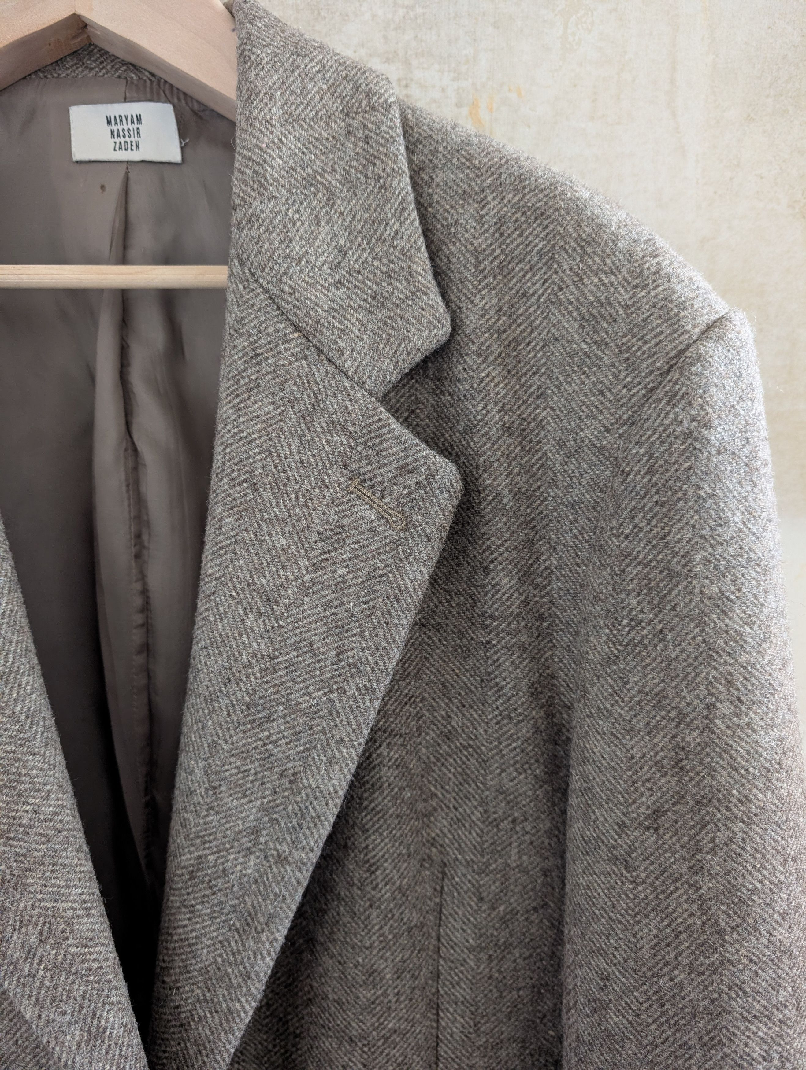 Maryam Nassir Zadeh Beacon Blazer Tweed | Grailed