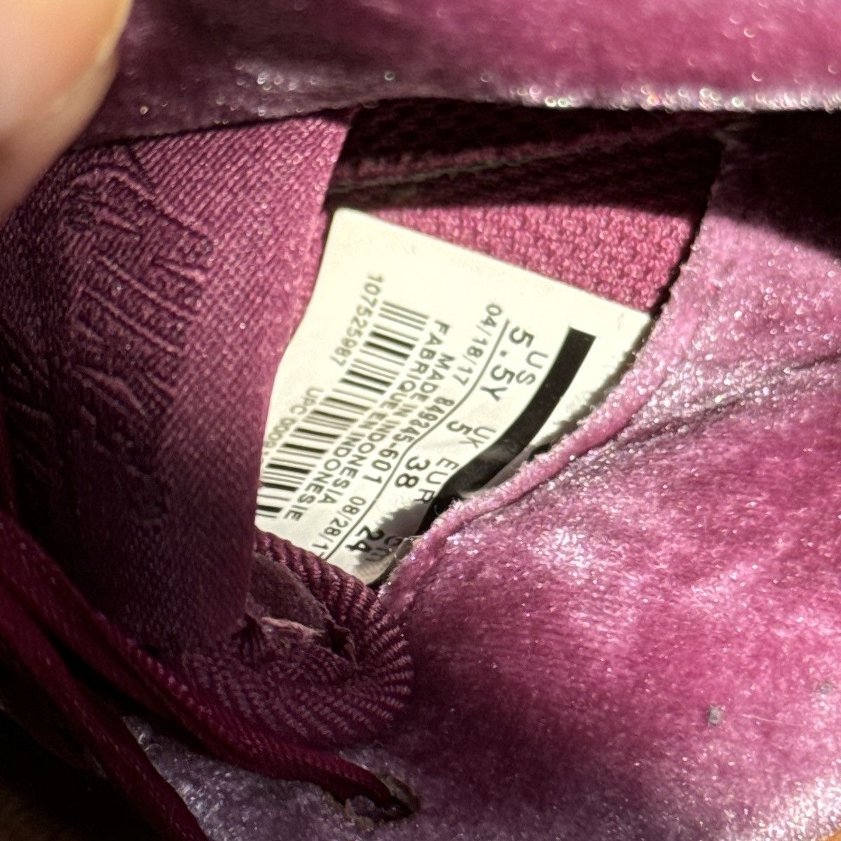 Nike Pink velvet Nike Air Force 1s Size US 5.5 / IT 35.5 - 6 Thumbnail
