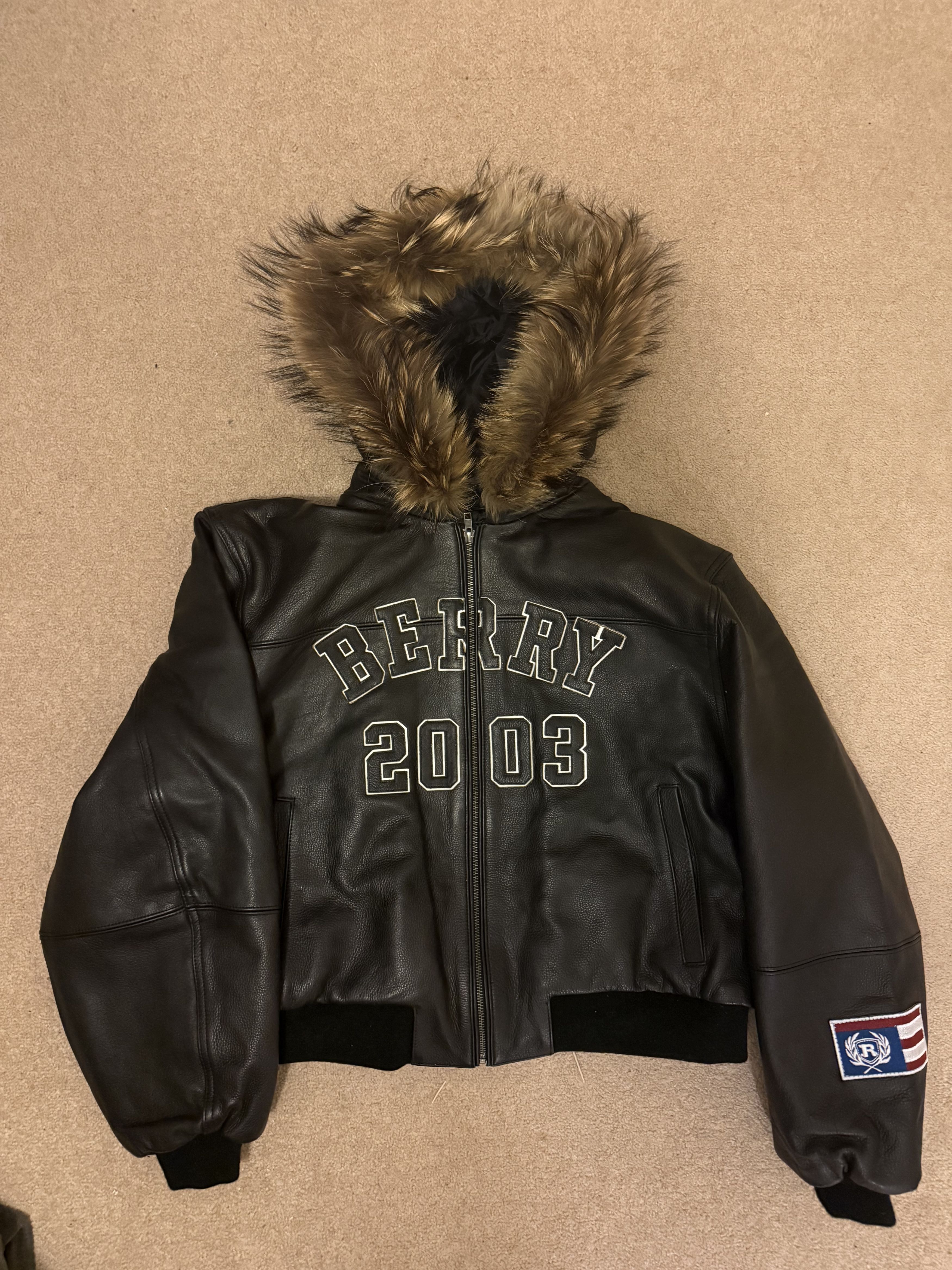 The GV Gallery Berry Fur Leather Jacket Size US S / EU 44-46 / 1 - 3 Thumbnail
