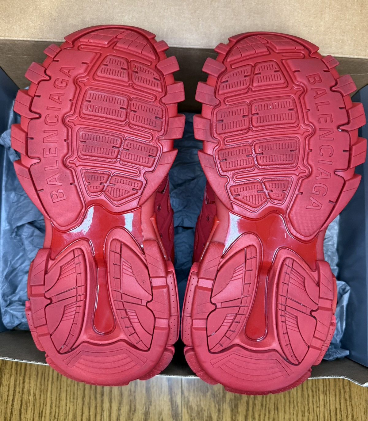 Balenciaga Balenciaga Track Sneaker (Red) Size US 8 / EU 41 - 6 Thumbnail