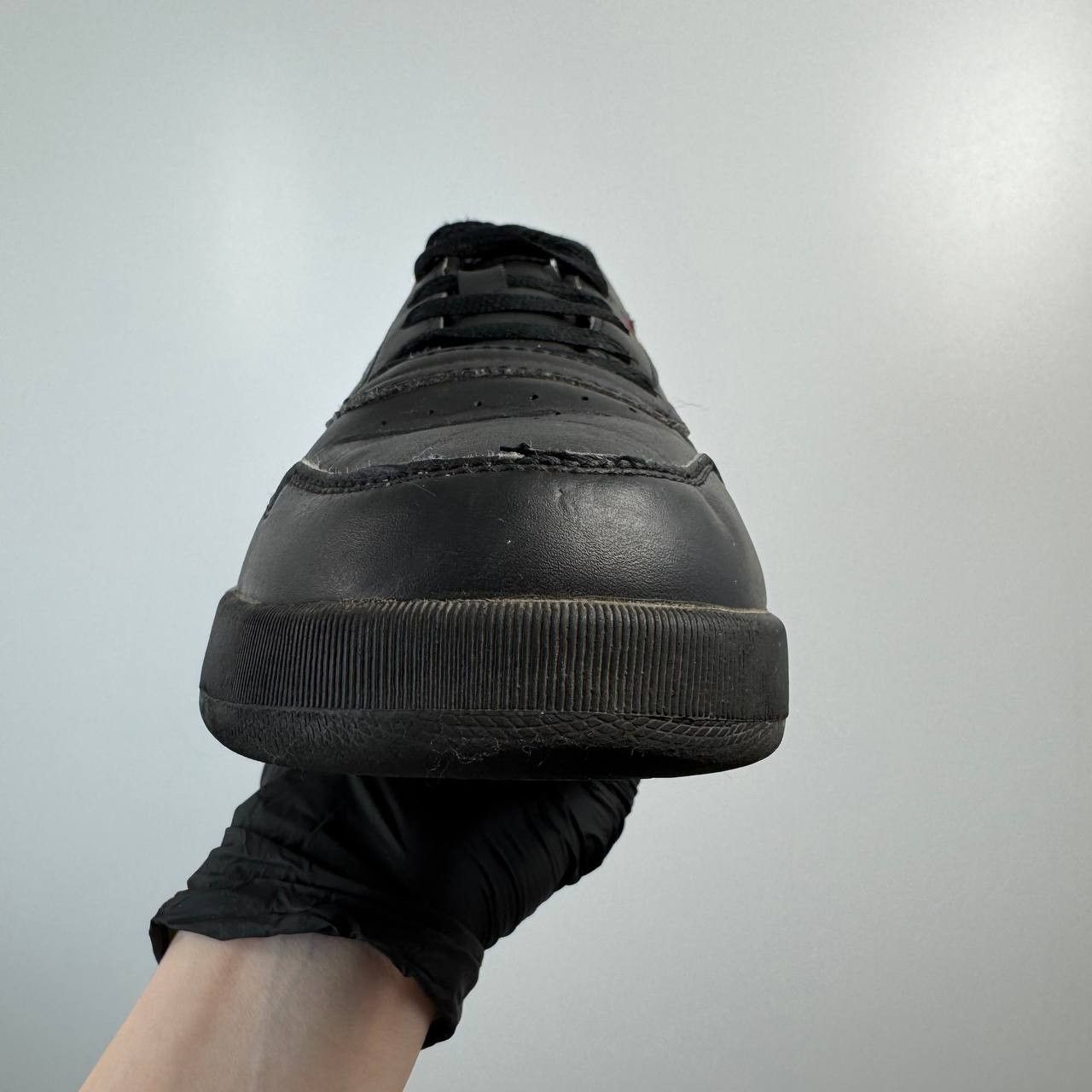 Champion Champion Black Leather Sneakers Mens Low Top Shoes EU 42 Size US 9 / EU 42 - 7 Thumbnail