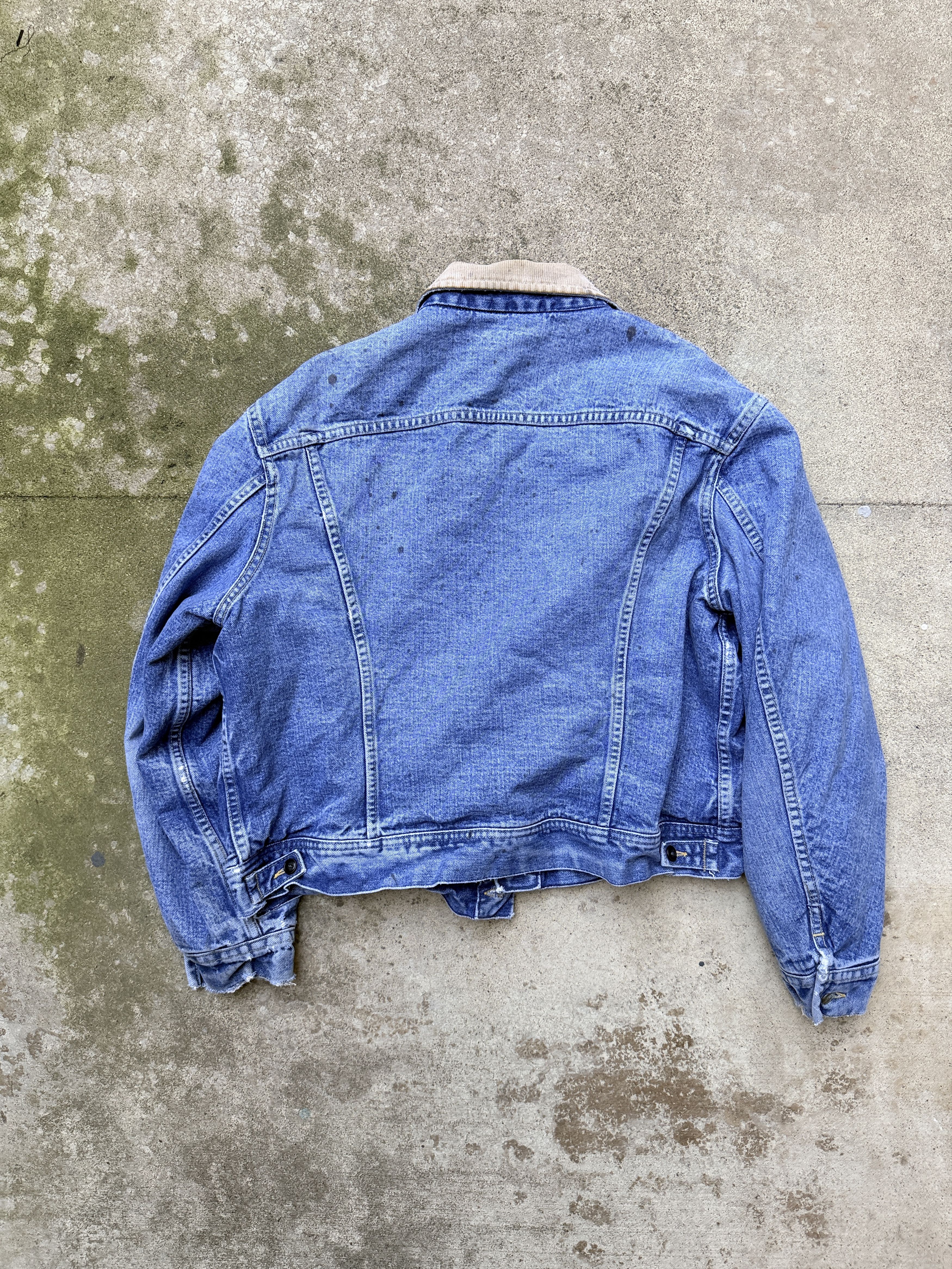 Lee vintage lee storm rider denim jacket jean blanket lined xl Size US XL / EU 56 / 4 - 8 Thumbnail