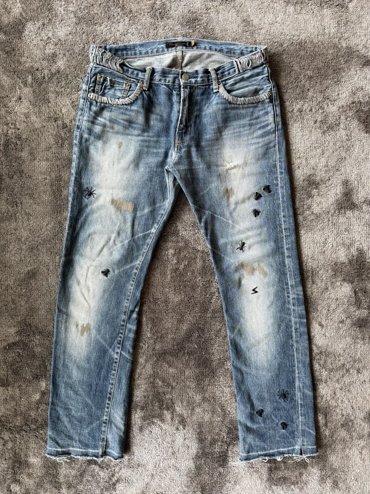 Undercover Undercover AW06 “Guru Guru” Bug/Insect Denim’ Size US 30 / EU 46 - 1 Thumbnail