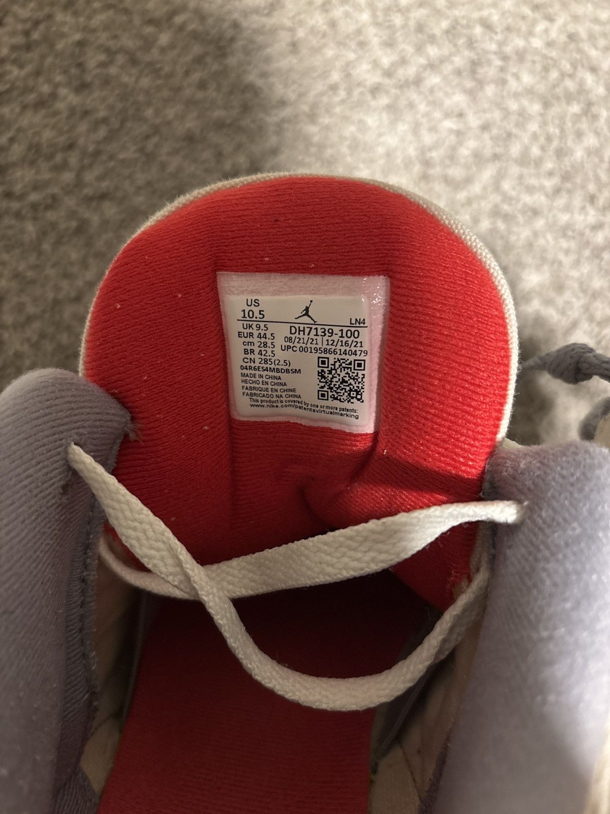 Jordan Brand Jordan 3 Muslin Size US 10.5 / EU 43-44 - 6 Thumbnail