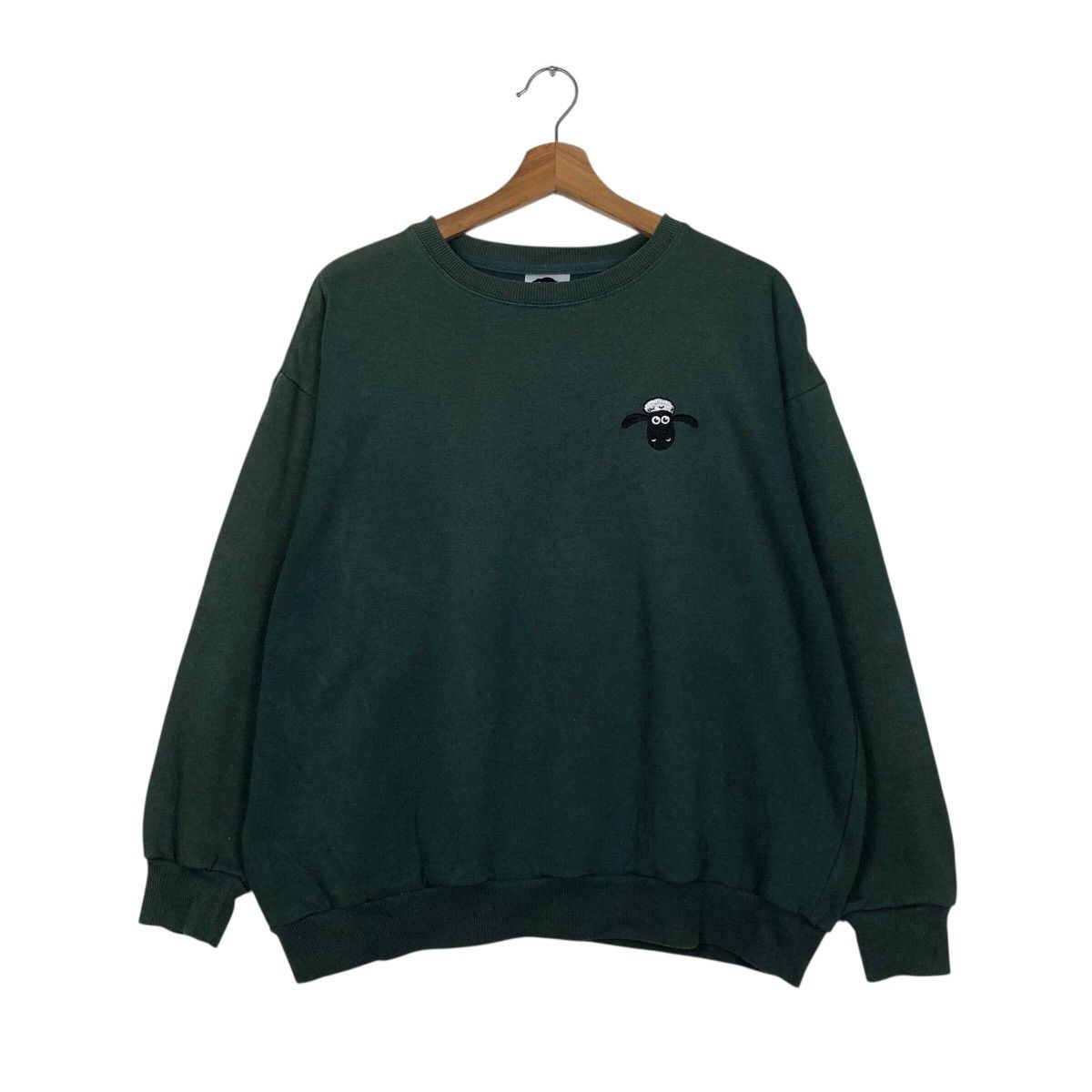 Cartoon Network 📌Vintage Sweatshirt Shaun The Sheep Big Logo Design Size US L / EU 52-54 / 3 - 2 Thumbnail