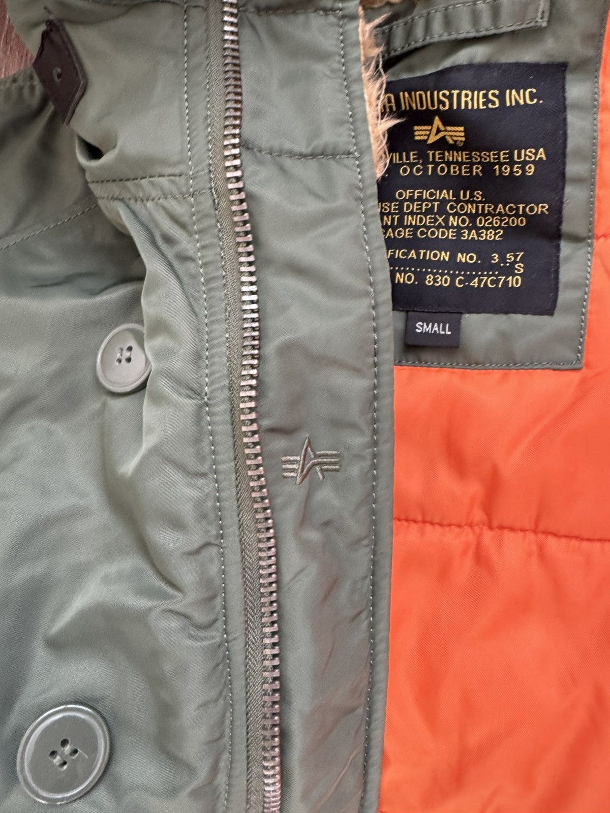 Alpha Industries Alpha Industries women’s S green bomber parka jacket Size S / US 4 / IT 40 - 5 Thumbnail