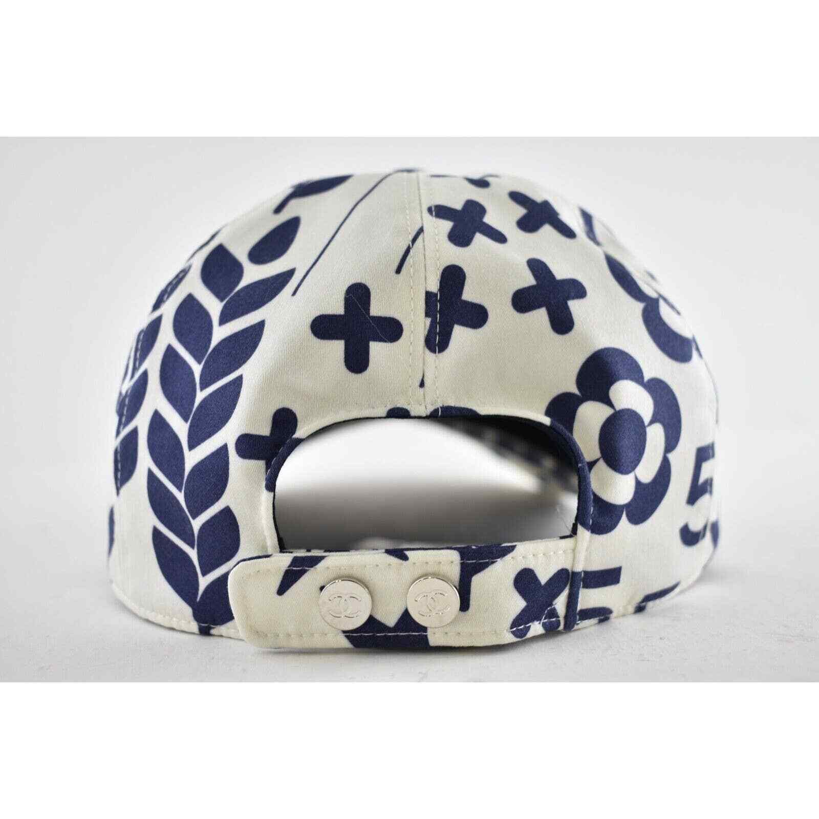 Chanel Chanel Graffiti CC Silver Logo Baseball Cap Curved Peak Hat Size ONE SIZE - 8 Thumbnail
