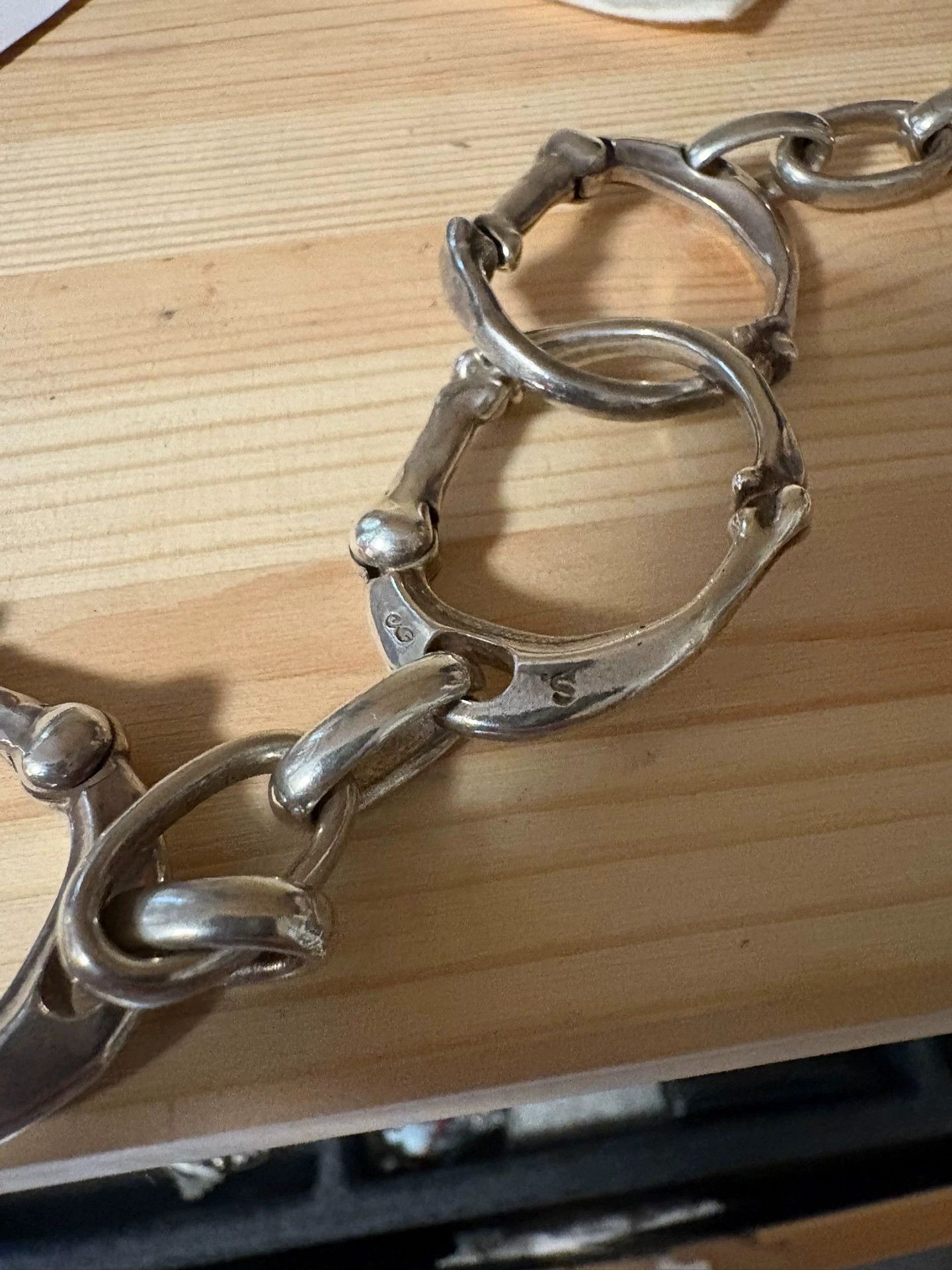 Takahiromiyashita The Soloist. TAKAHIROMIYASHITA Thesoloist x End925 Big Bone Chain L Size ONE SIZE - 2 Thumbnail