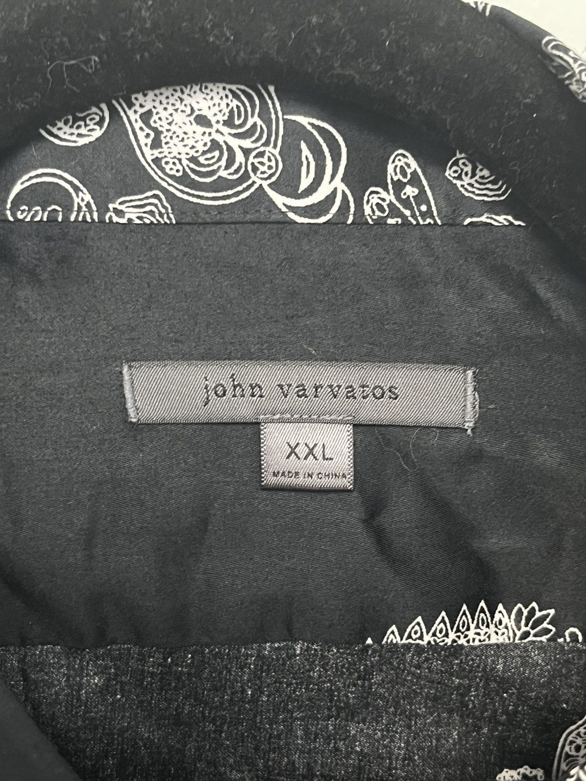 John Varvatos Rodney Exploded Paisley Shirt. Size XXL. Size US XXL / EU 58 / 5 - 7 Thumbnail