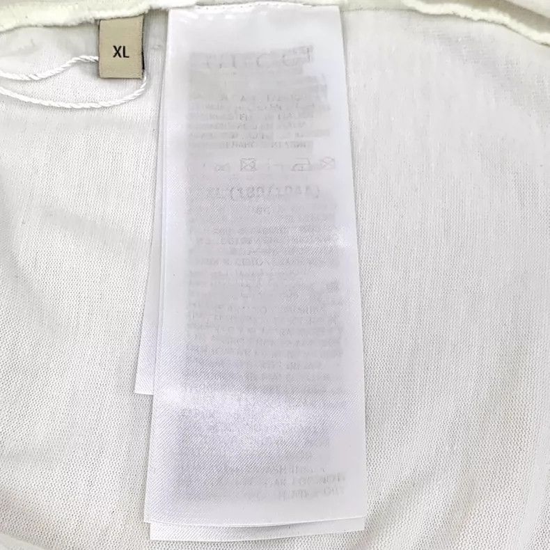 Gucci Gucci White logo printed round-neck cotton short-sleeved T- Size US XL / EU 56 / 4 - 7 Thumbnail