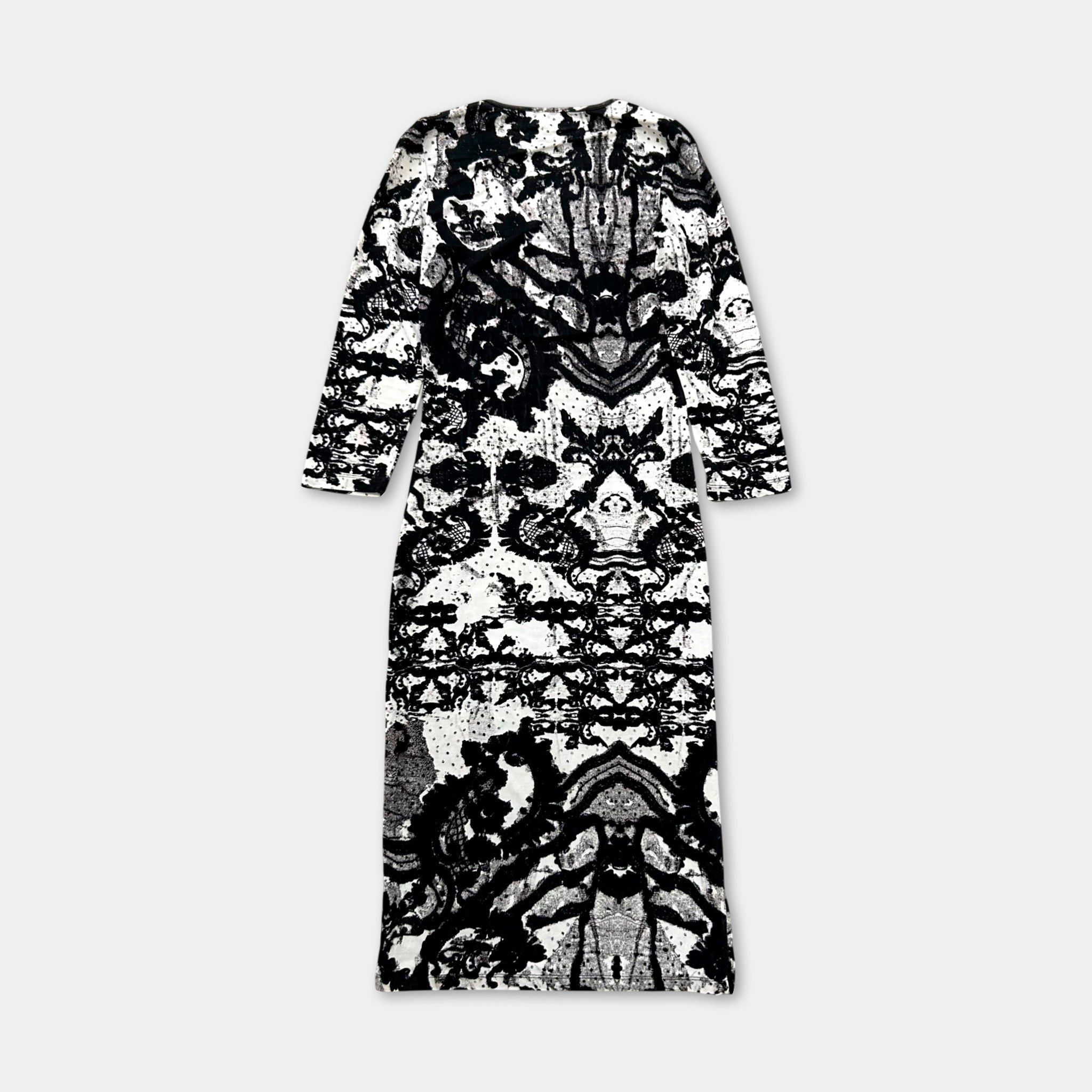 Just Cavalli Just Cavalli Brushstroke Print Dress Size M / US 6-8 / IT 42-44 - 5 Thumbnail