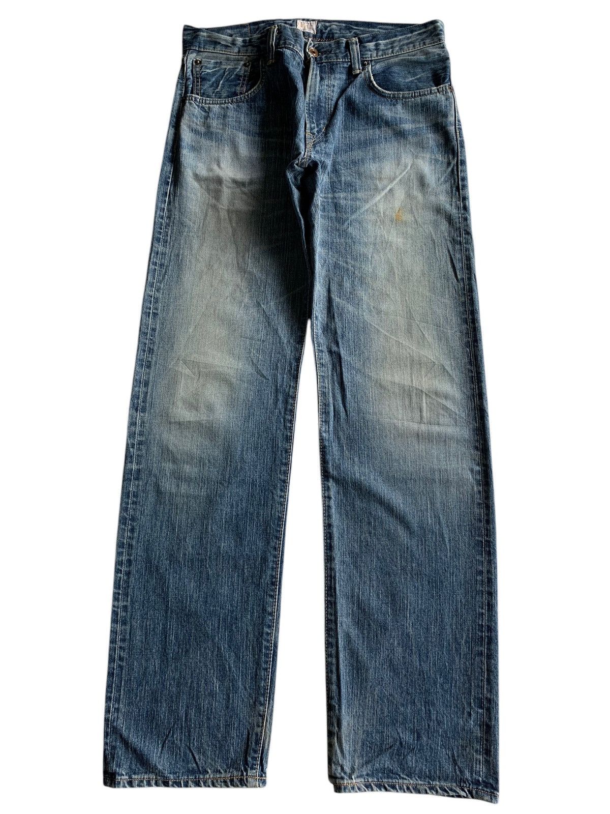 Kapital VINTAGE EDWIN 505ZX SELVEDGE FADED&RUSTY DISTRESSED DENIM Size US 34 / EU 50 - 18 Thumbnail