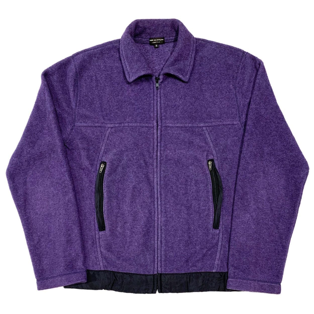 image of Comme Des Garcons x Comme Des Garcons Homme Fall 2005 Cdg Homme Plus Rayon Fleece Jacket in Purple 