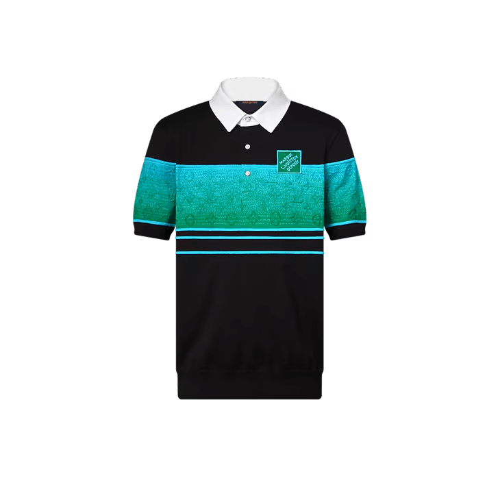 Louis Vuitton Iridescent Jacquard Short-Sleeved Polo Size US L / EU 52-54 / 3 - 1 Thumbnail