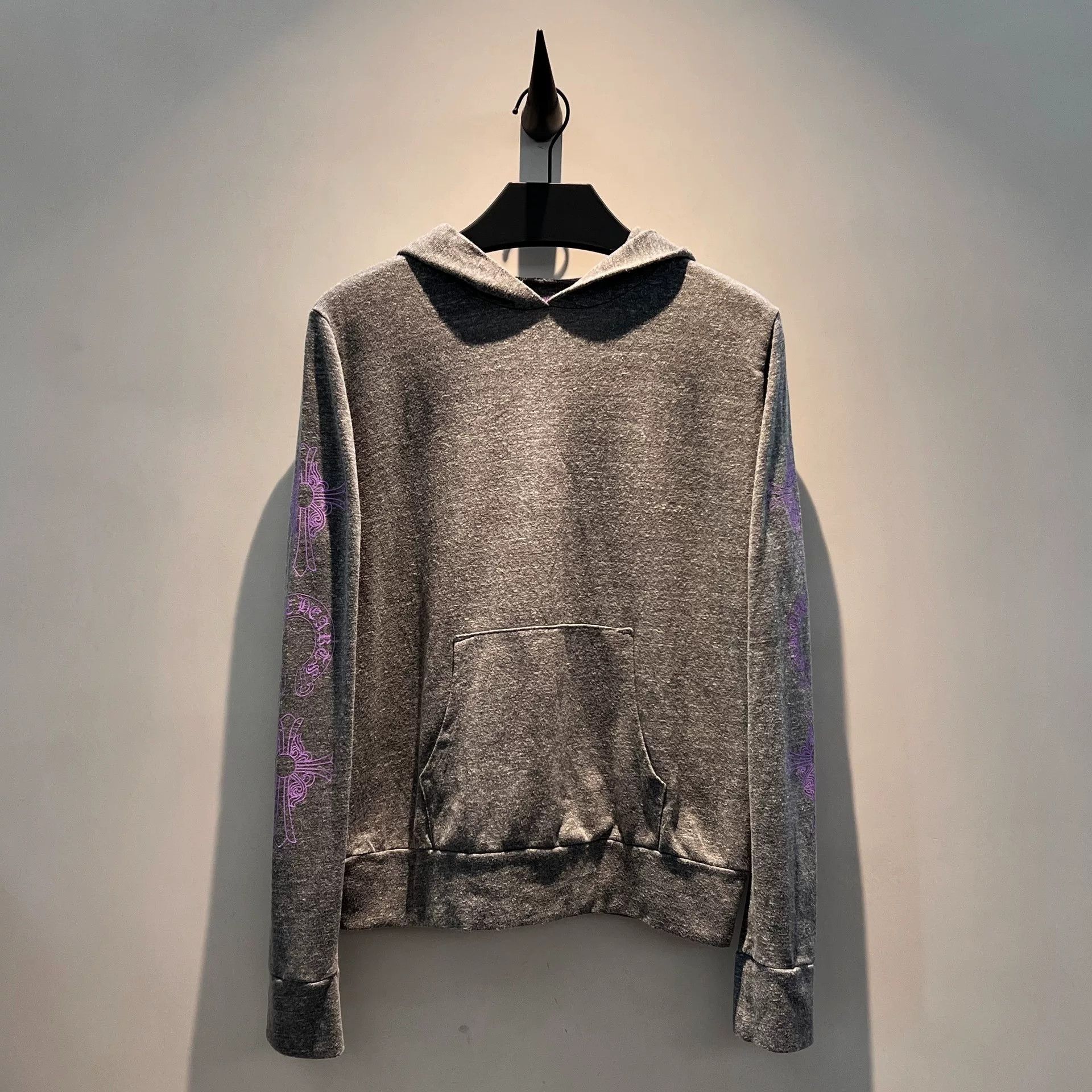 Chrome Hearts Chrome Hearts Gray Hooded Sweatshirt Size US M / EU 48-50 / 2 - 1 Thumbnail