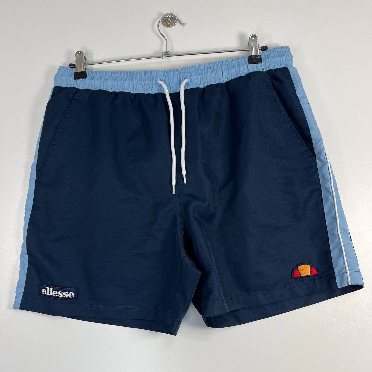 Ellesse Ellesse Mens Swim Shorts Navy Blue Drawstring Mesh Size L Size US 40 / EU 56 - 1 Thumbnail