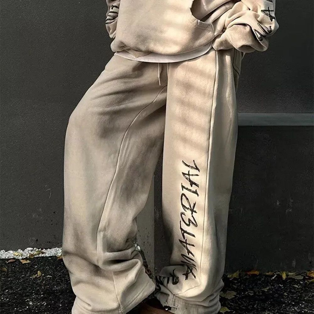 Japanese Brand japanese style graffiti wide sweatpants Size US 30 / EU 46 - 3 Thumbnail