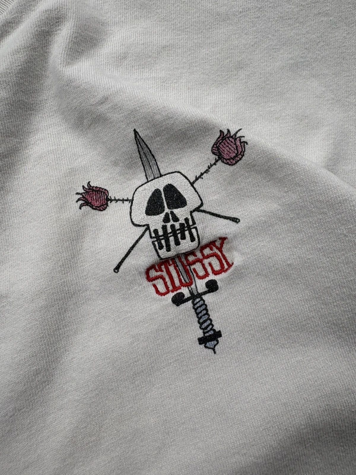 Stussy STUSSY Vintage Made in USA Skull Mini Logo Streetwear Skate Size US S / EU 44-46 / 1 - 4 Thumbnail