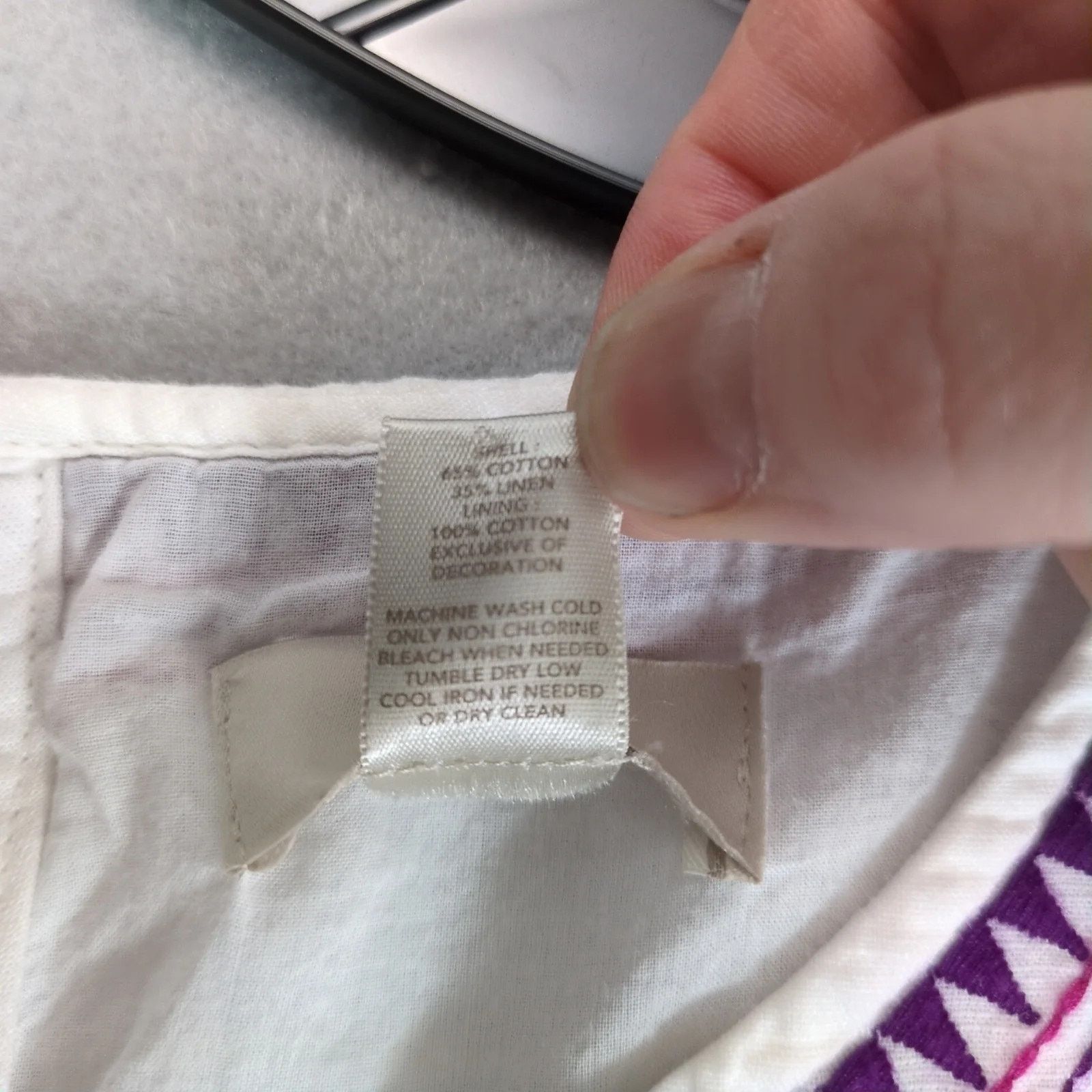 Loft Loft White Linen Blend Sleeveless Shift Dress Sz XL Boho Size XL / US 12-14 / IT 48-50 - 4 Thumbnail