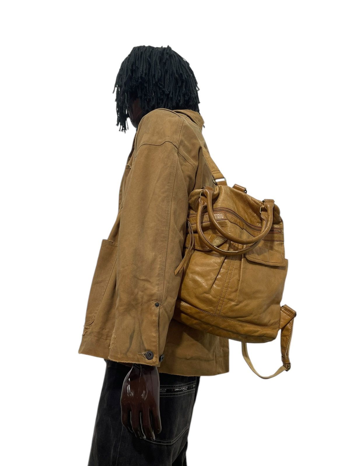 Leather Full Leather Patina Dakota Japan Backpack Bag 1🟩9 Size ONE SIZE - 2 Thumbnail