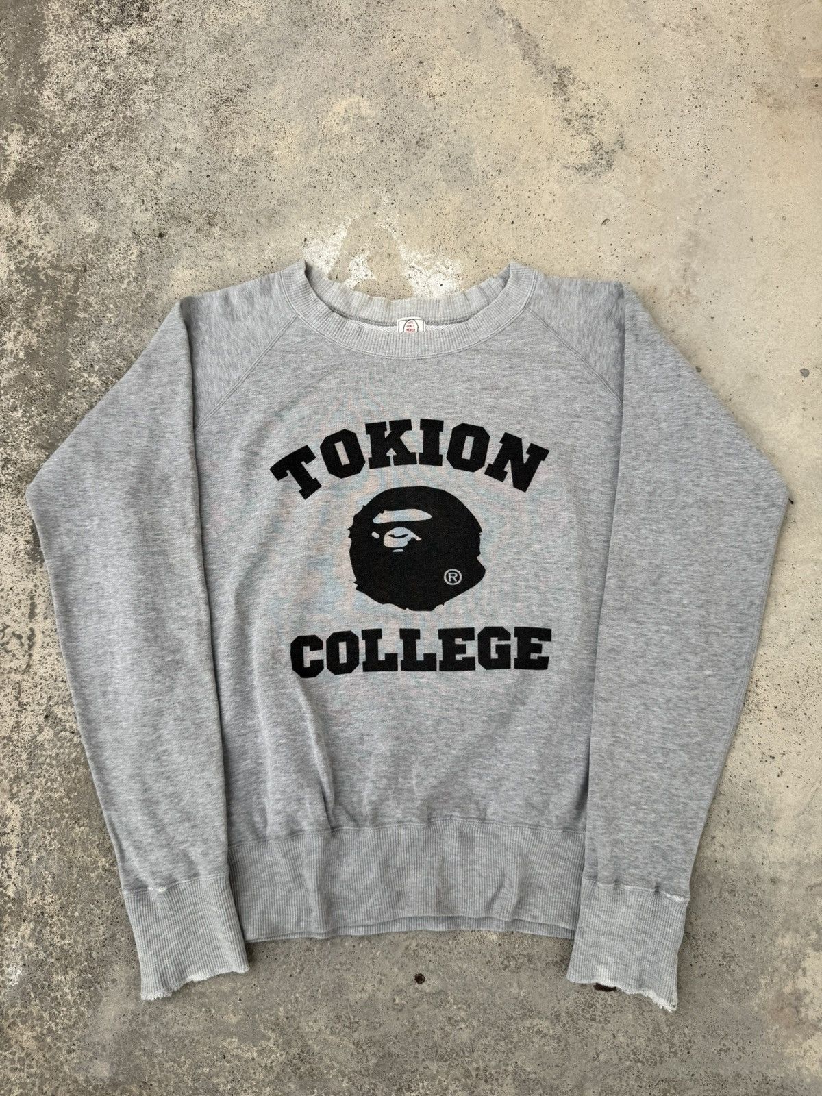 Bape × Nigo Vintage 90s Distressed Bape Tokion College Size US L / EU 52-54 / 3 - 1 Thumbnail