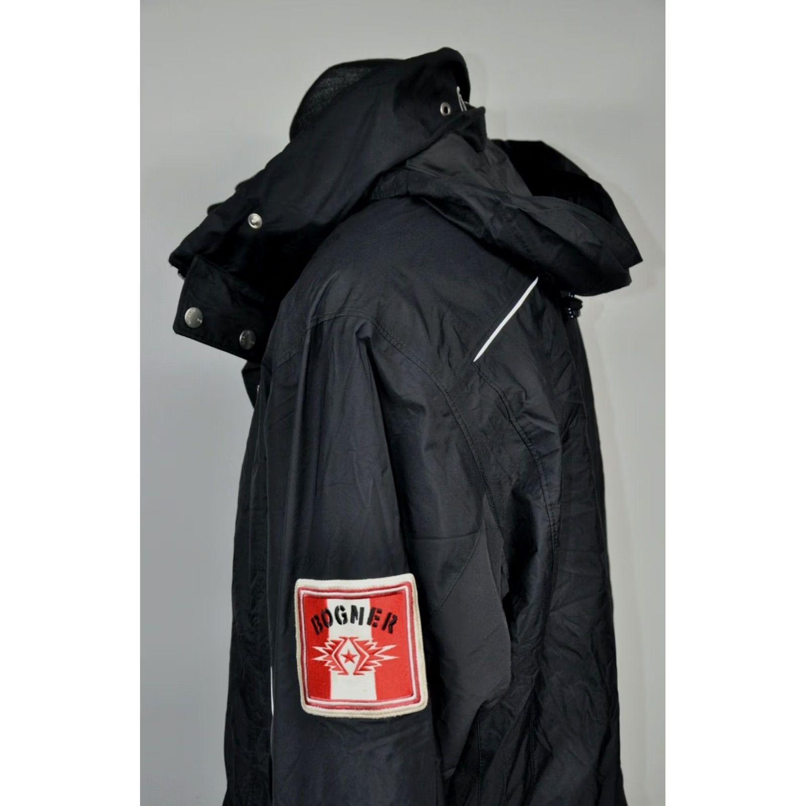 Bogner Bogner Rocky Mountains Jacket Men 42 Black Winter Skiing Snaps Zip 100% Polyester Solid Logo Casual Mens Size US XS / EU 42 / 0 - 7 Thumbnail