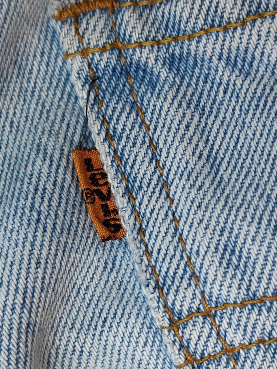 Levi's × Levi's Vintage Clothing × Vintage 80s Vintage Levis 550 Orange Tab Denim Size US 33 - 7 Thumbnail
