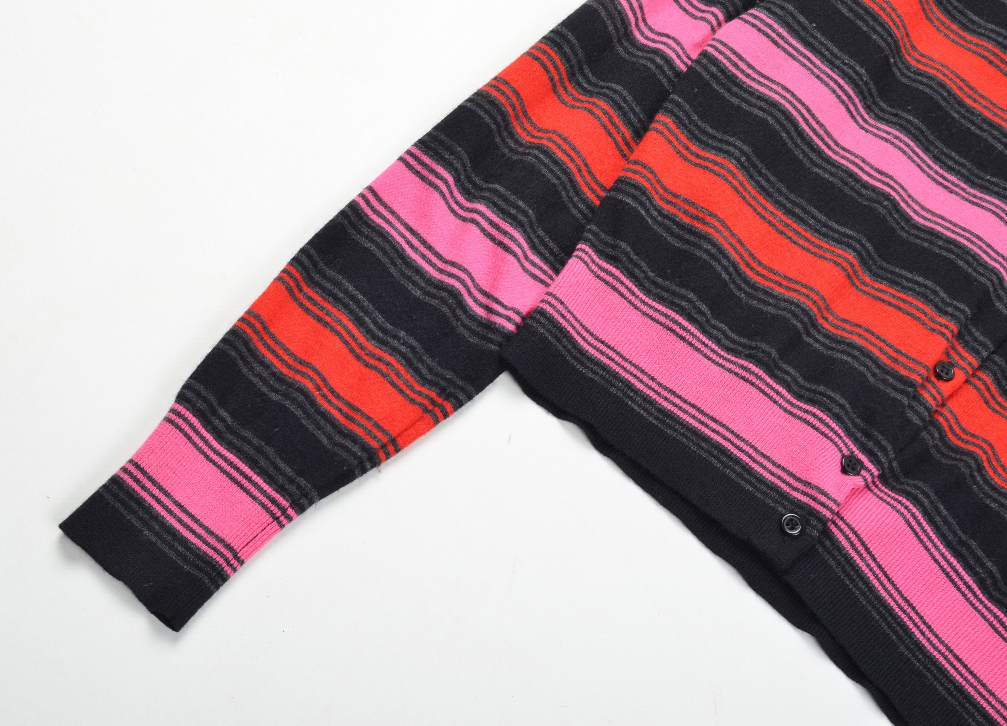 Paul Smith Paul Smith Black Label Wool Striped Kidcore Cardigan Size M / US 6-8 / IT 42-44 - 3 Thumbnail
