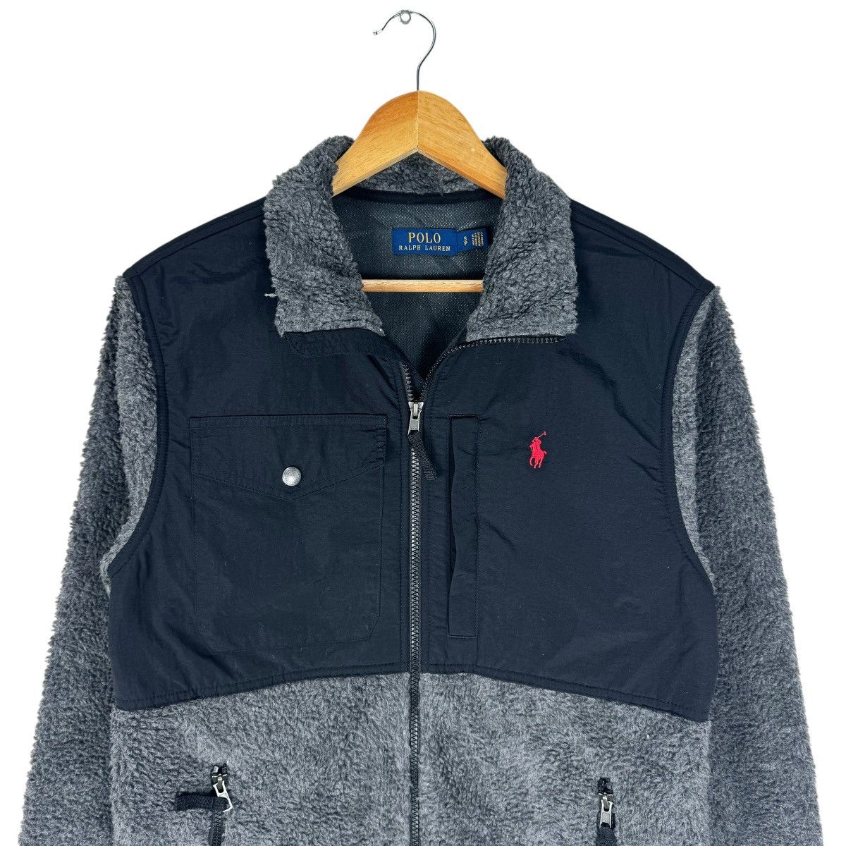 Polo Ralph Lauren × Ralph Lauren 🌟POLO RL DEEP PILE FLEECE ZIPPER JACKET Size US S / EU 44-46 / 1 - 2 Thumbnail