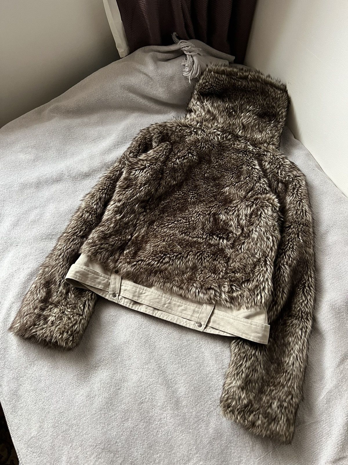 Other Vinatge fur jacket hysterical glamor le grand bleu style y2k Size US M / EU 48-50 / 2 - 7 Thumbnail