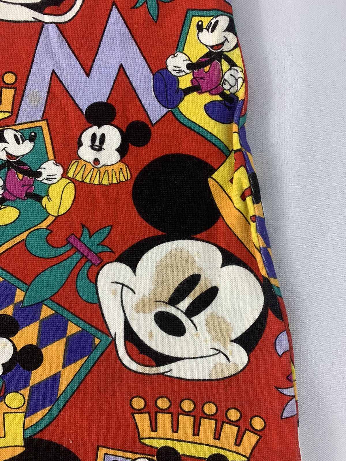 Disney Disney Mickey Mouse Tank Top Singlet All Over Printed Size XS / US 0-2 / IT 36-38 - 4 Thumbnail