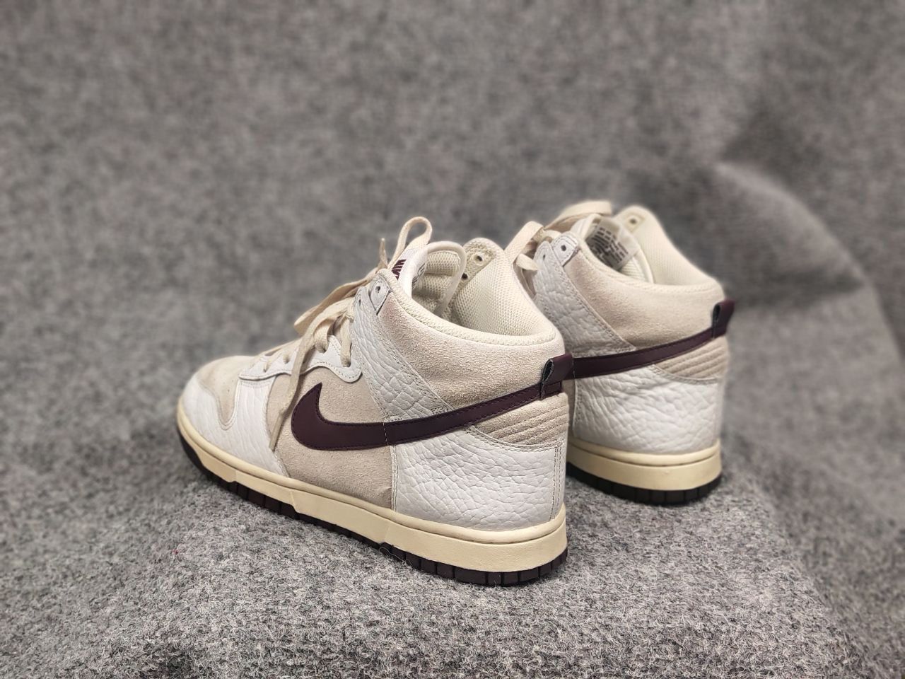 Nike Nike Dunk High Light Orewood Brown Women's Leather Sneakers Size US 8.5 / IT 38.5 - 14 Thumbnail