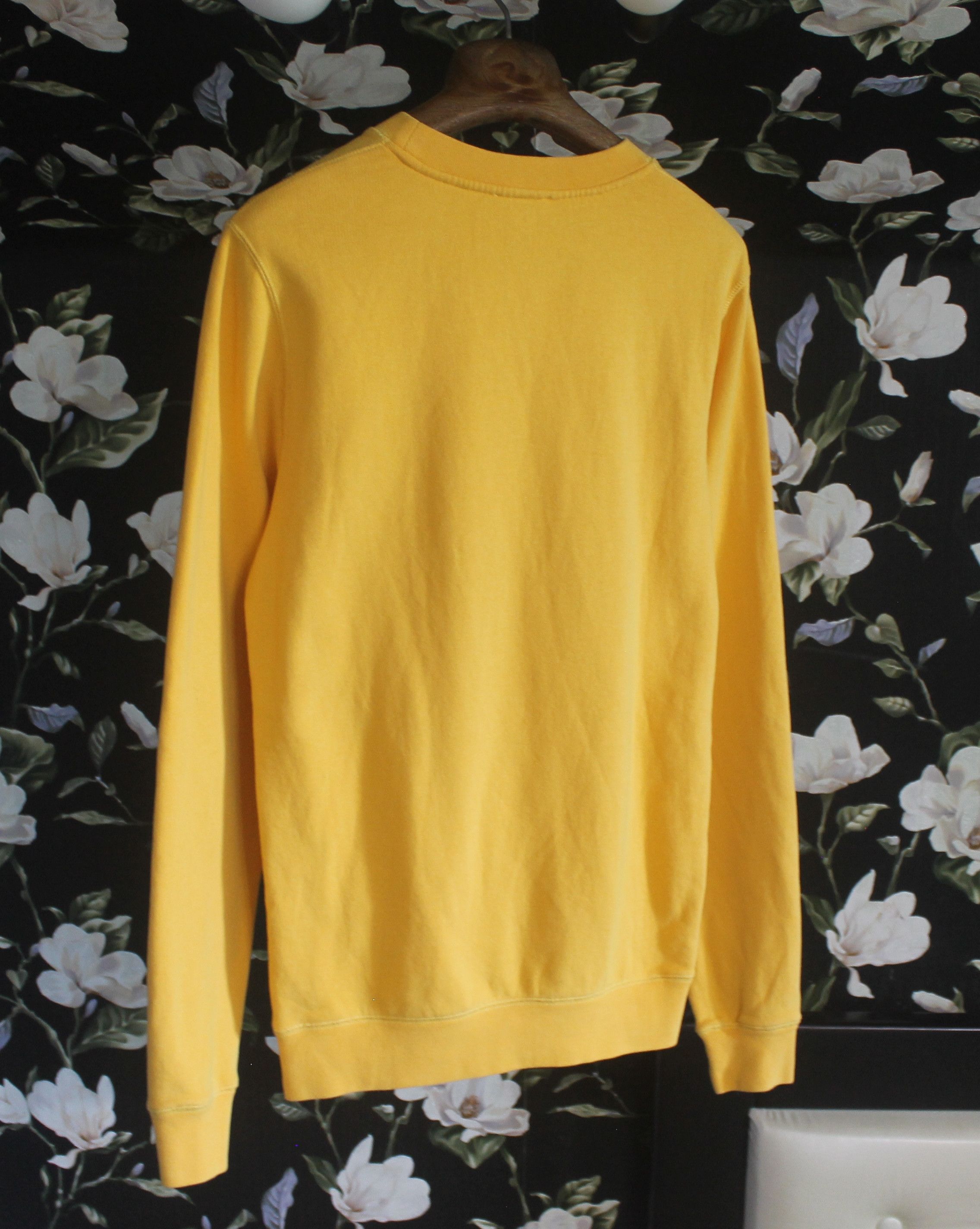 Sunspel Sunspel Yellow Sweatshirt Size US XS / EU 42 / 0 - 5 Thumbnail
