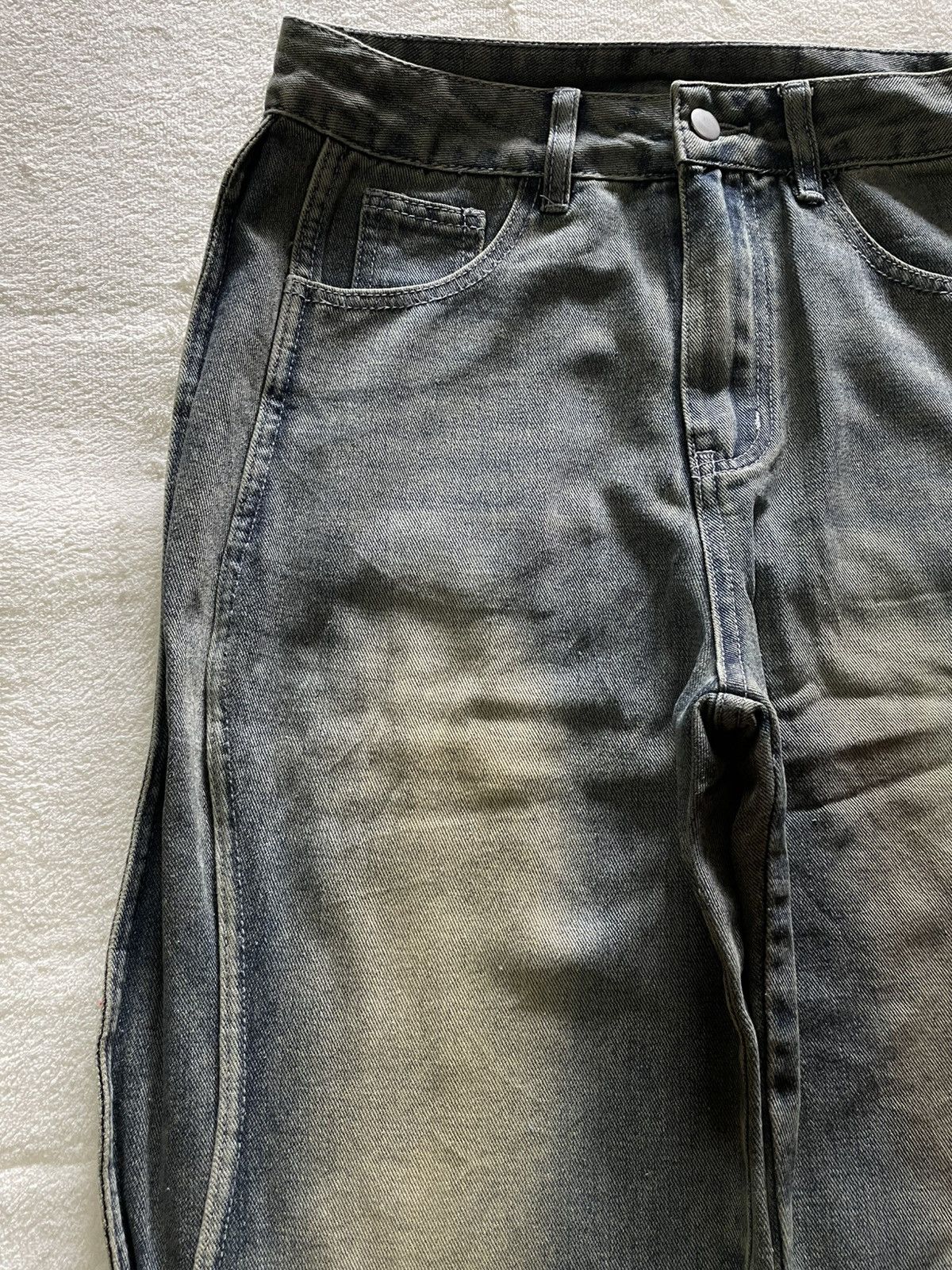 Japanese Brand Vintage Dazy Baggy Mudwash Faded Denim Jeans Size US 28 / EU 44 - 5 Thumbnail