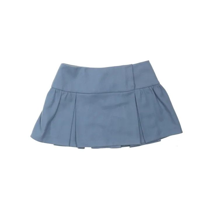 ミニスカート Miu Miu Panama Pleated Mini Skirt With Belt Miu Miu Panama Pleated Mini Skirt With Belt in Brown | Lyst
