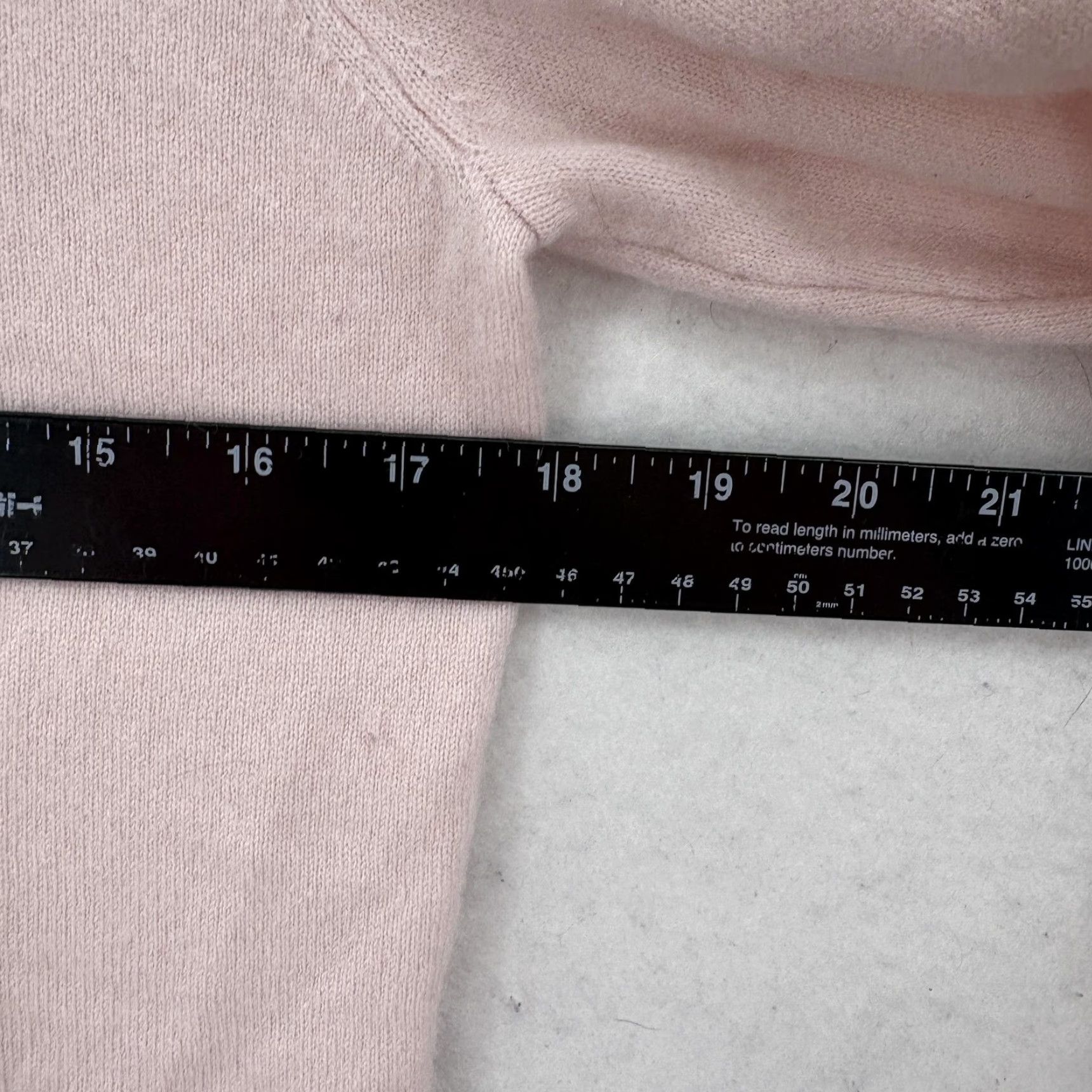 Nanette Lepore Nanette Lepore Sweater Womens Large Pink 100% Cashmere Mock Neck Ruffle Cuff Knit Pullover Casual Winter Size L / US 10 / IT 46 - 7 Thumbnail