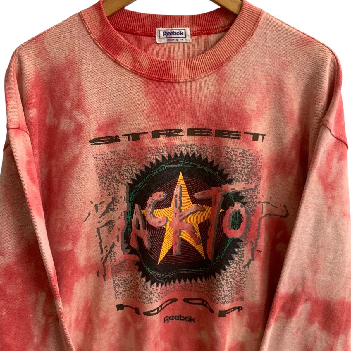 Reebok × Vintage Vintage Reebok Custom Bleach Sweatshirt Large Size US L / EU 52-54 / 3 - 2 Thumbnail
