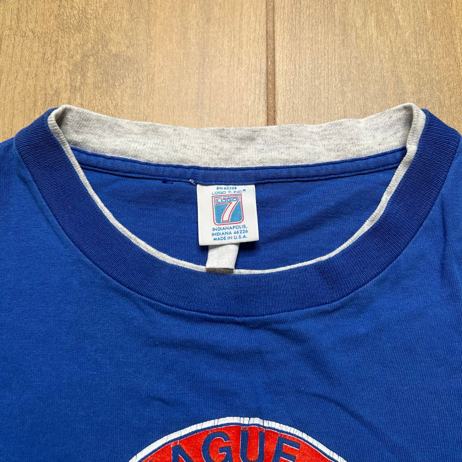 Logo 7 Vintage 80s Chicago Cubs Logo 7 MLB Spellout Logo Sz XL Y2K Size US XL / EU 56 / 4 - 3 Thumbnail