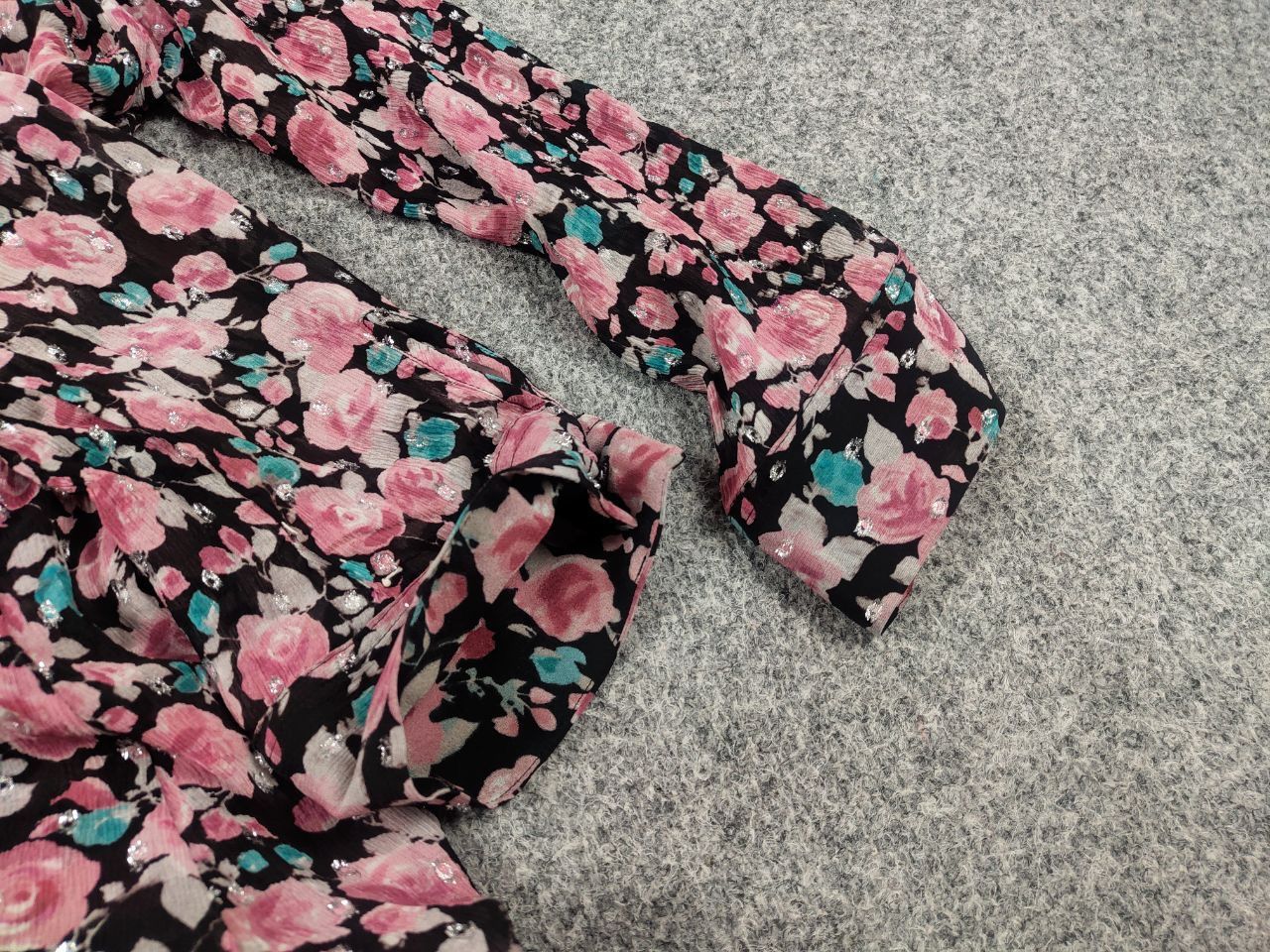 The Kooples The Kooples Cherry Blossom Blend Mini Dress Candy Flowers Size M / US 6-8 / IT 42-44 - 11 Thumbnail