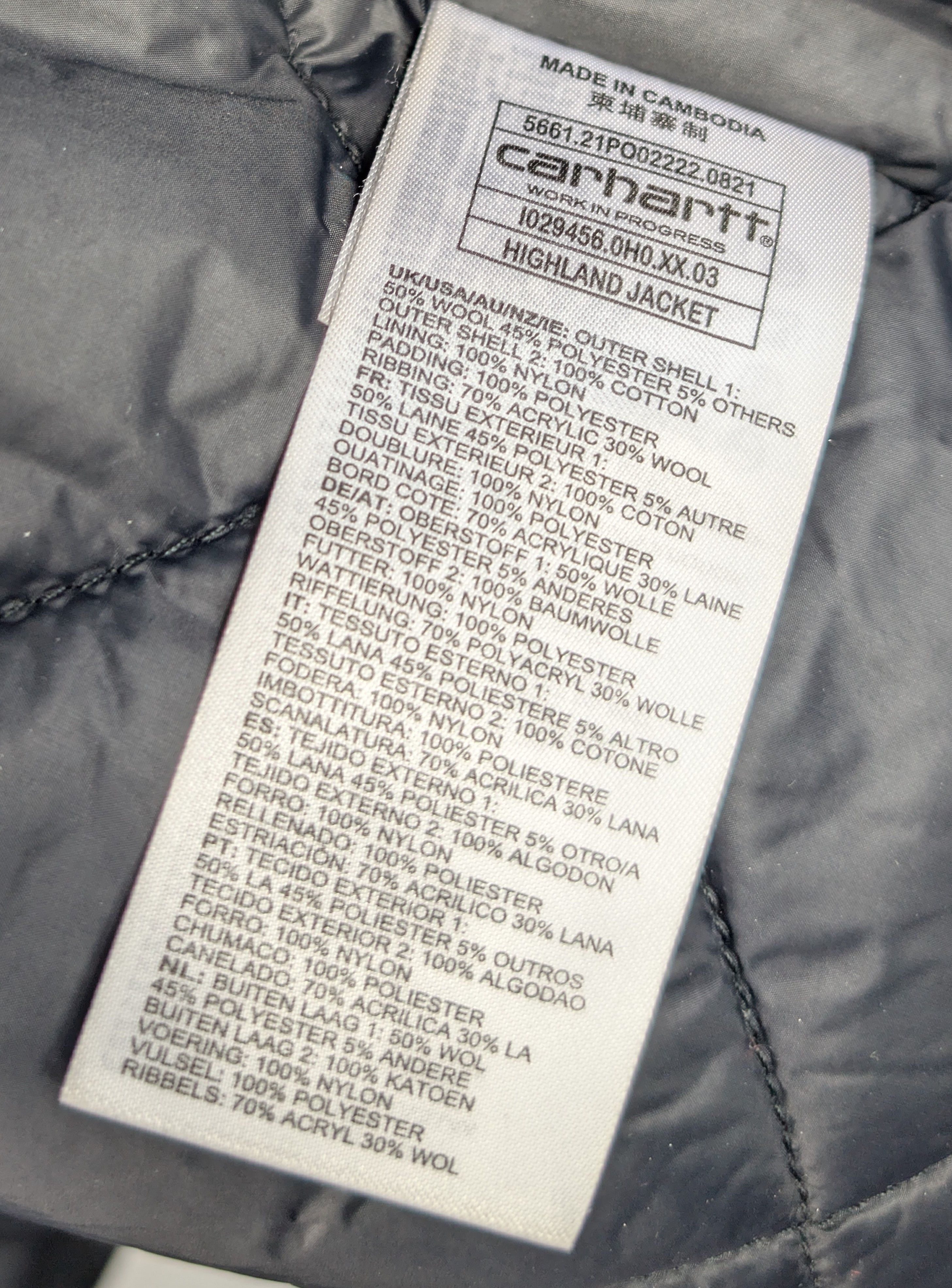Carhartt Wip Carhartt Highland Jacket Size US M / EU 48-50 / 2 - 4 Thumbnail