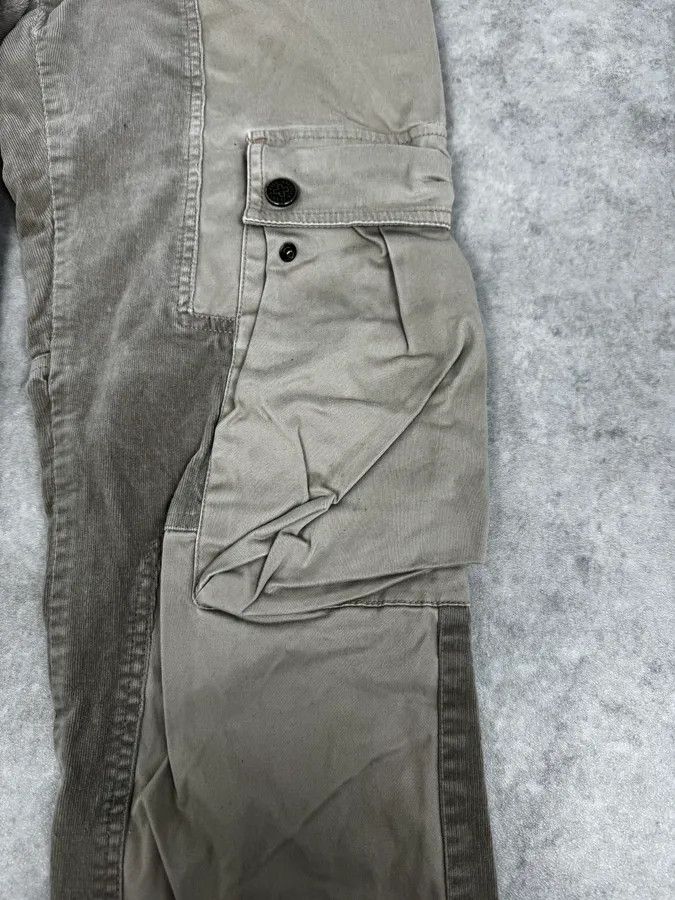 Jean Paul Gaultier 2000s Jean Paul Gaultier Beige Multi Pockets Cargo Aviator Velvet Pants Size US 30 / EU 46 - 8 Thumbnail
