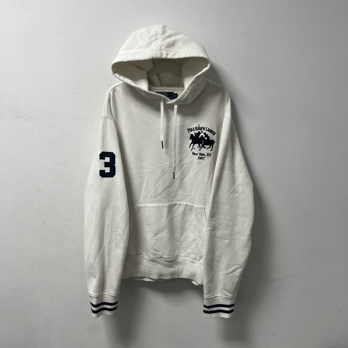 Polo Ralph Lauren Polo Ralph Lauren New York Hoodie #3 Big Pony PRL Y2K Rare Size US XL / EU 56 / 4 - 1 Thumbnail