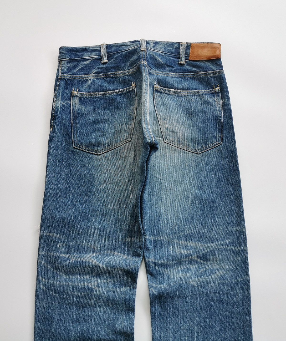 Sugar Cane DMG Selvedge Distressed Ankle Denim Jeans Size US 29 - 7 Thumbnail