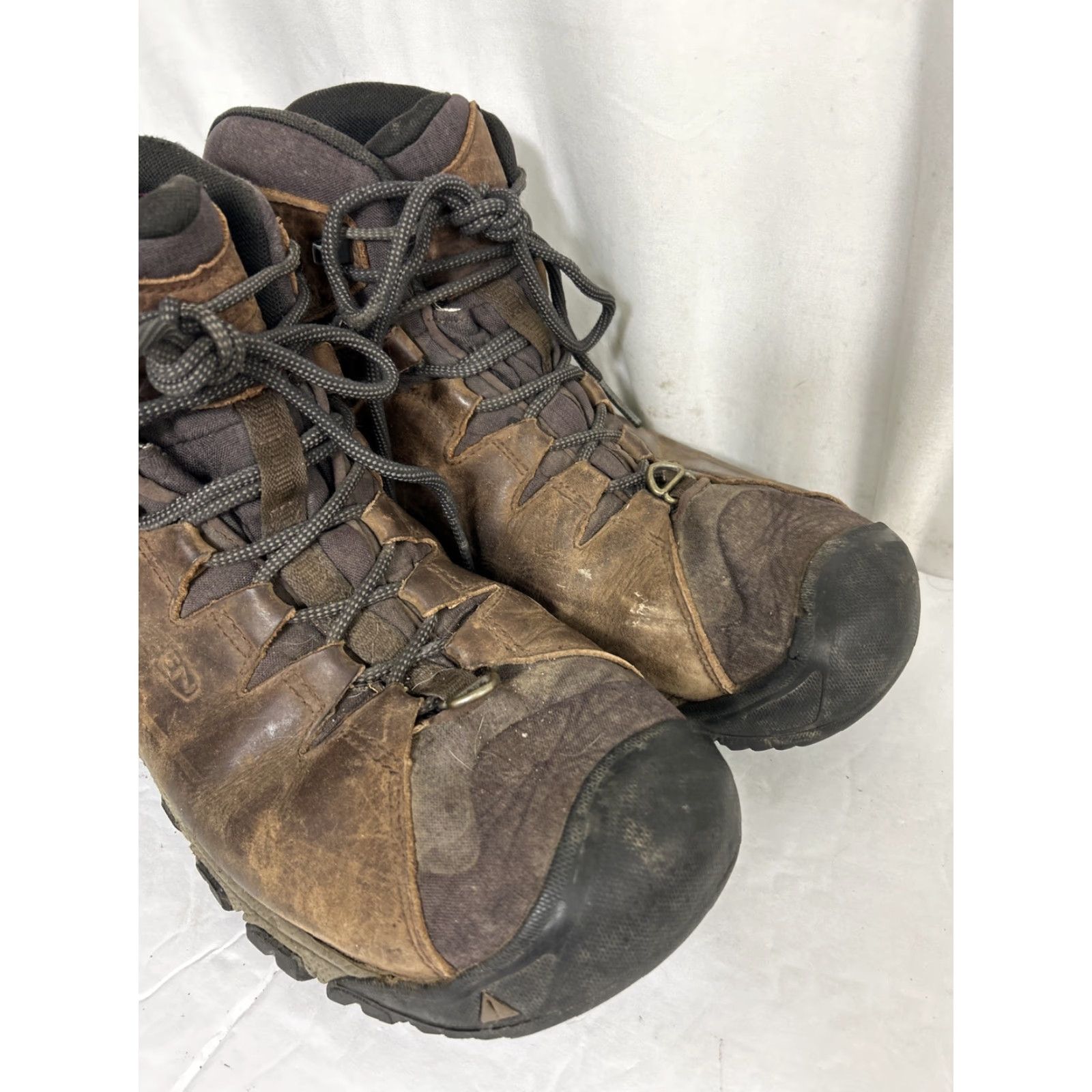KEEN KEEN Mens Boot Lace Up Waterproof Insulated 100 G Minus 20 Brown Leather 11.5(Size) Combat Shoes Mens Size US 12 / EU 45 - 2 Thumbnail