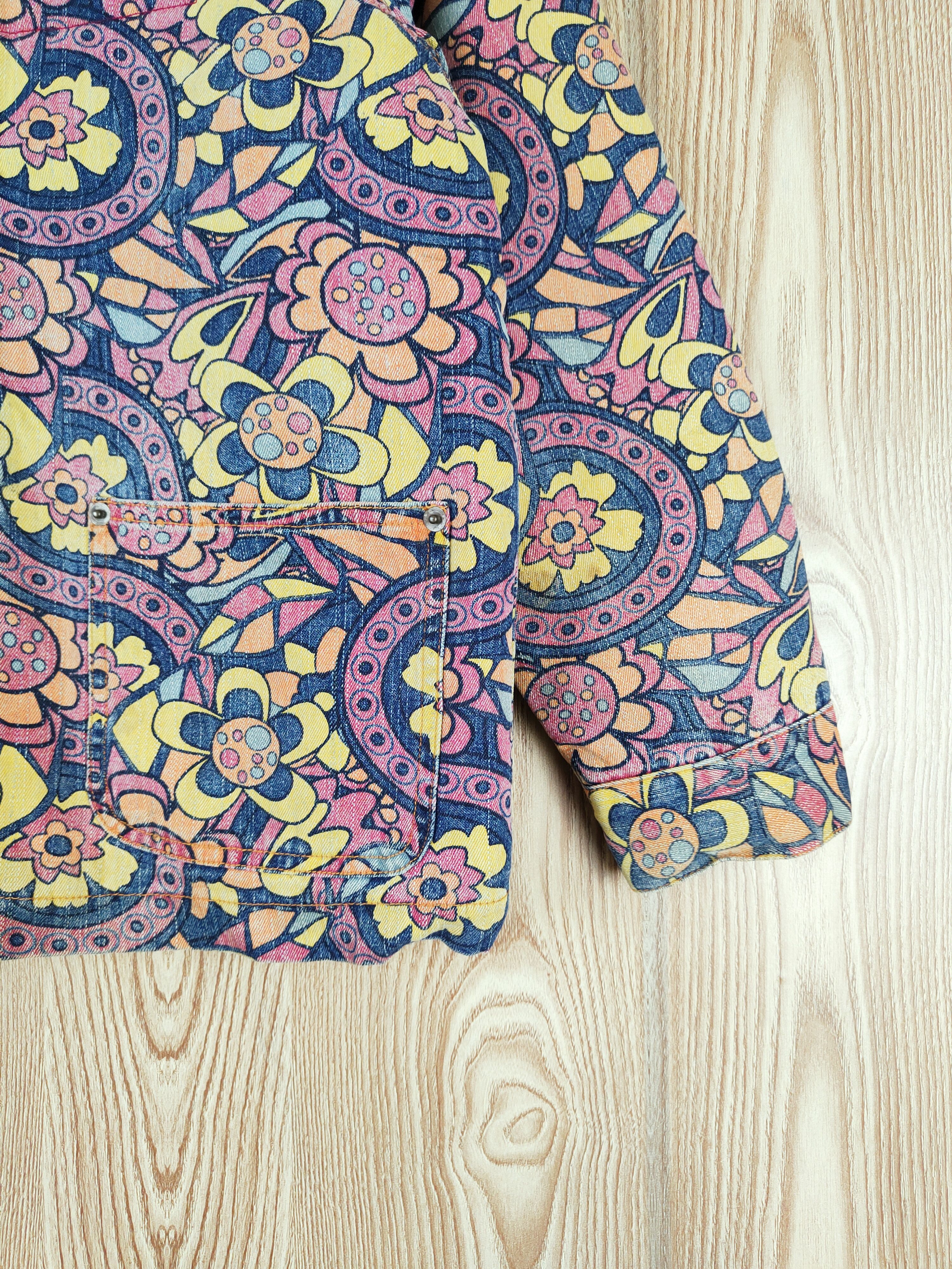 Japanese Brand Pop on Pop Family murakami style Flower Jackets #W367 Size S / US 4 / IT 40 - 6 Thumbnail