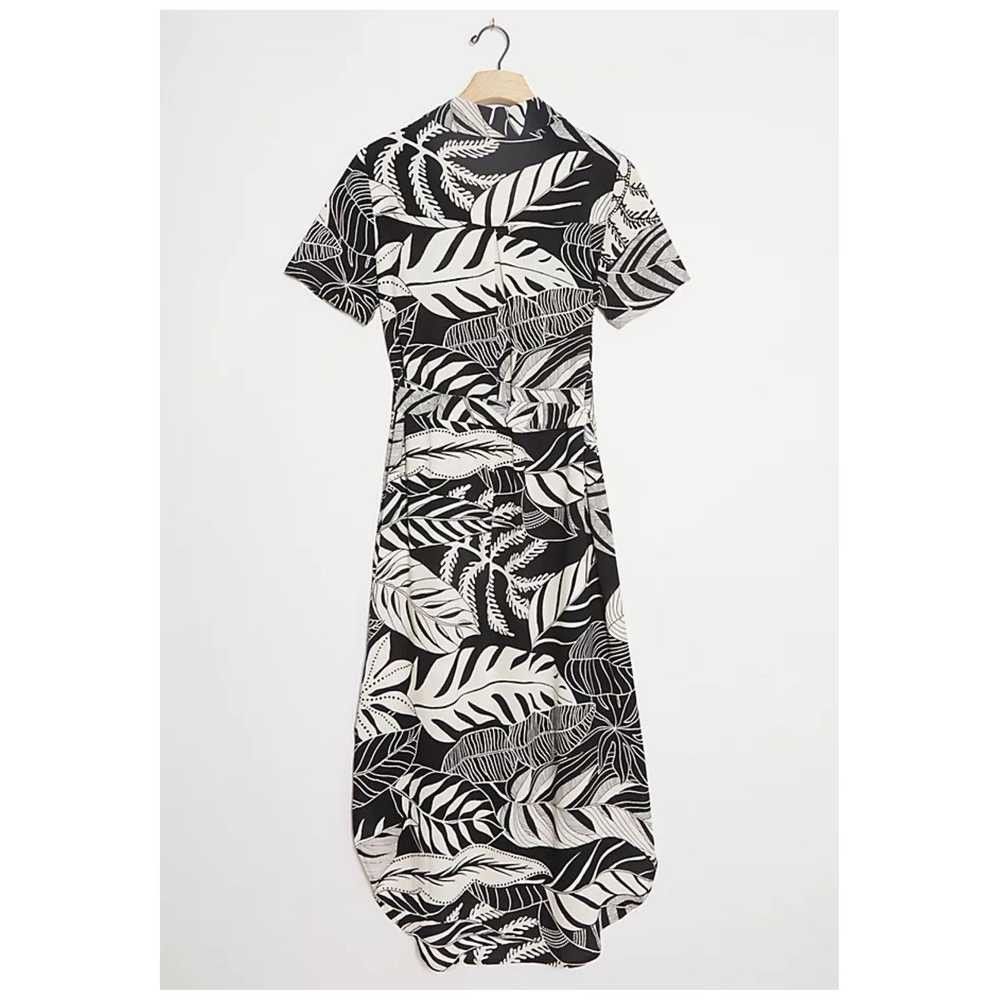 Farm Rio FARM Rio Adonidia Shirtdress Midi Large Black White Size L / US 10 / IT 46 - 3 Thumbnail