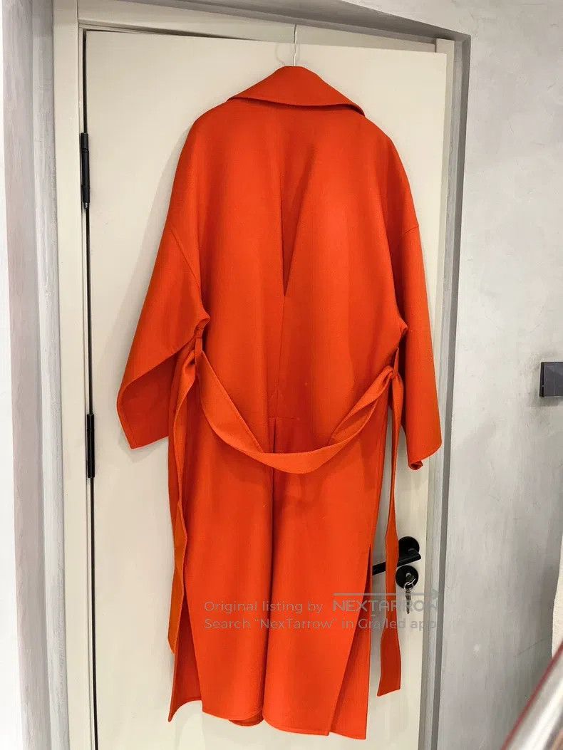 Loewe Loewe Orange Tweed Coat Size M / US 6-8 / IT 42-44 - 2 Thumbnail