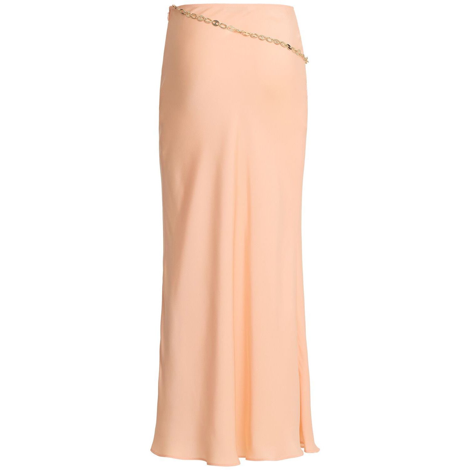 Rabanne Pink Double satin midi skirt New & Authentic (Women'